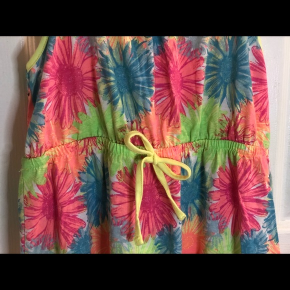 Neon flower sundress - Picture 3 of 5